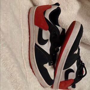 Red and Black Athletic Sneakers